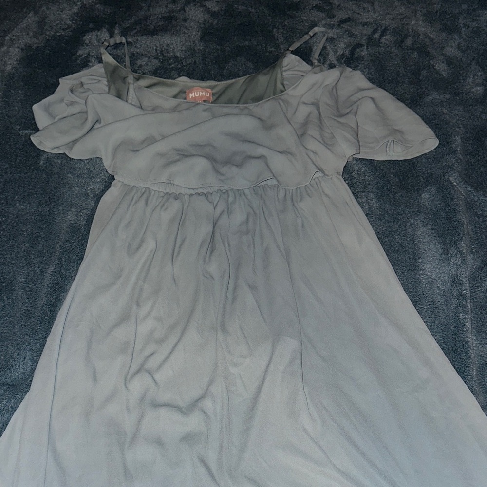 Mumu Dress in sage green